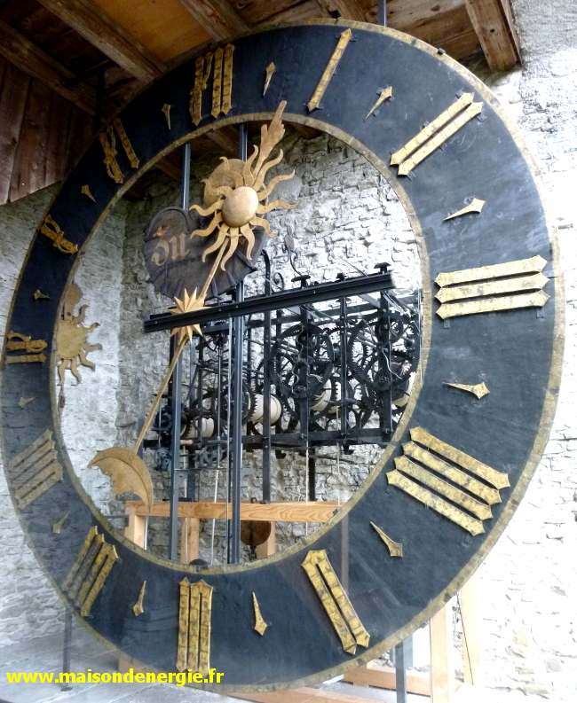 Horloge à Lucerne (Suisse)