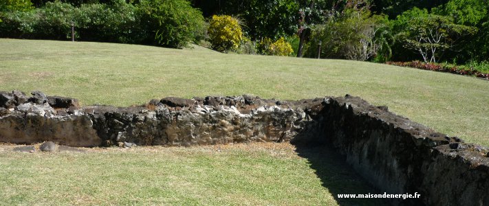 Ruines de la maison coloniale