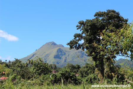 La montagne pelée, volcan actif de la Martinique