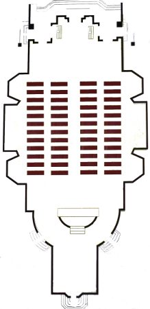 Plan de la basilique de Balata